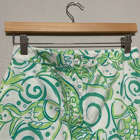 Lilly Pulitzer Vintage Cropped Pants with Fish Pattern - Picture 2 of 11